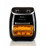 Фурна с горещ въздух AIR FRYER OVEN 11 л с две тави – за пържени картофи и кръгли храни, които се приготвят.