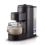 Уред за ядково мляко My Veggie Drink със стъклена кана за ядково мляко и видим резервоар за вода.