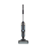Модерна прахосмукачка за мокро и сухо почистване AquaForce Easy Wash & Vacuum с прозрачен контейнер за прах и черно-сребриста дръжка, показана в изправено положение на бял фон — незаменим уред за всеки дом, подобно на автоматична машина за сладолед за лесно приготвяне на домашни десерти.